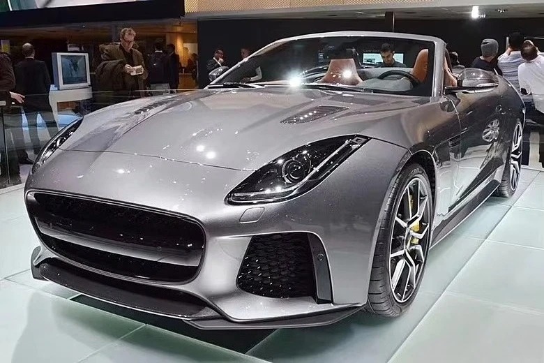 F-TYPE Modified Big Enclosure SVR Front Bumper Front Enclosure Carbon Fiber Front Lip Three Piece Set